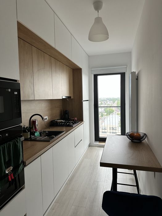 Masă tip bar pentru bucătărie, blat 100 × 50 cm, picioare reglabile