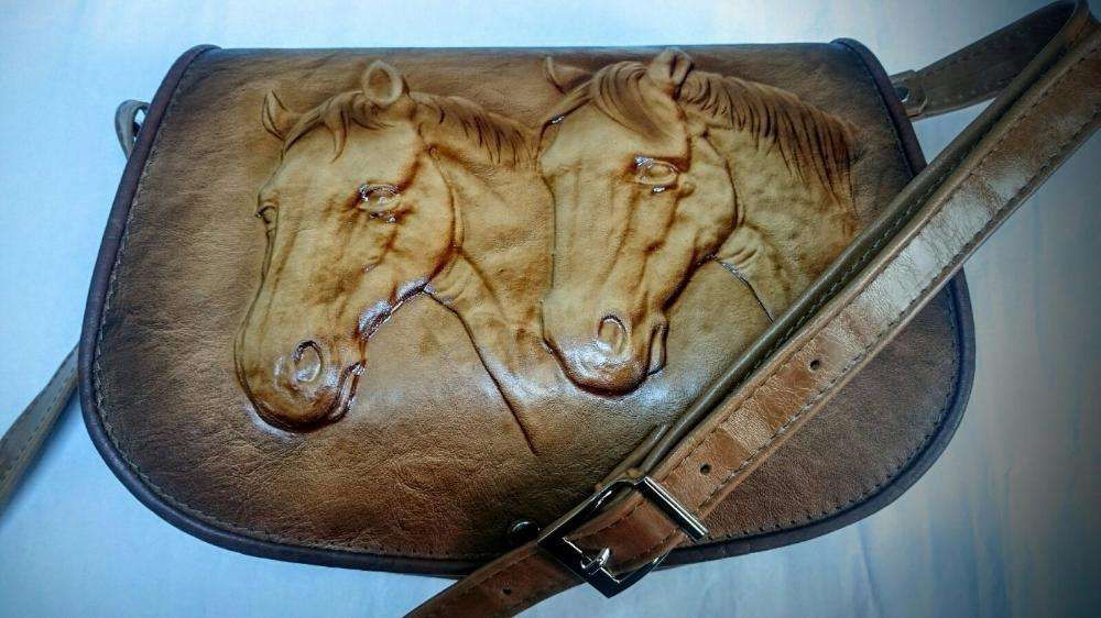 tolba cu cal .poseta cu cal din piele naturala