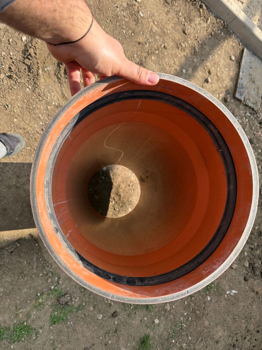 Țeavă canalizare portocalie SN4 diametru 315mm, lungime 1m