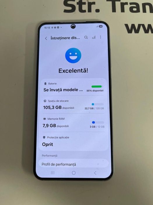 Telefon SAMSUNG Galaxy S25 5G, 128GB, 12GB RAM, Dual SIM, Icyblue -T-