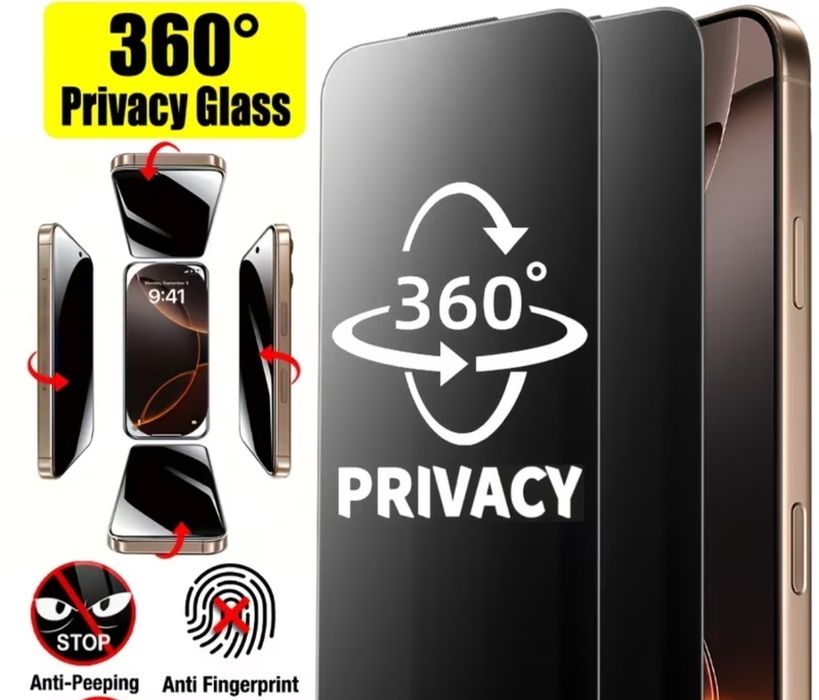 Oppo Find X9,X9pro,X9ultra прайвъси стъклен протектор anti spy