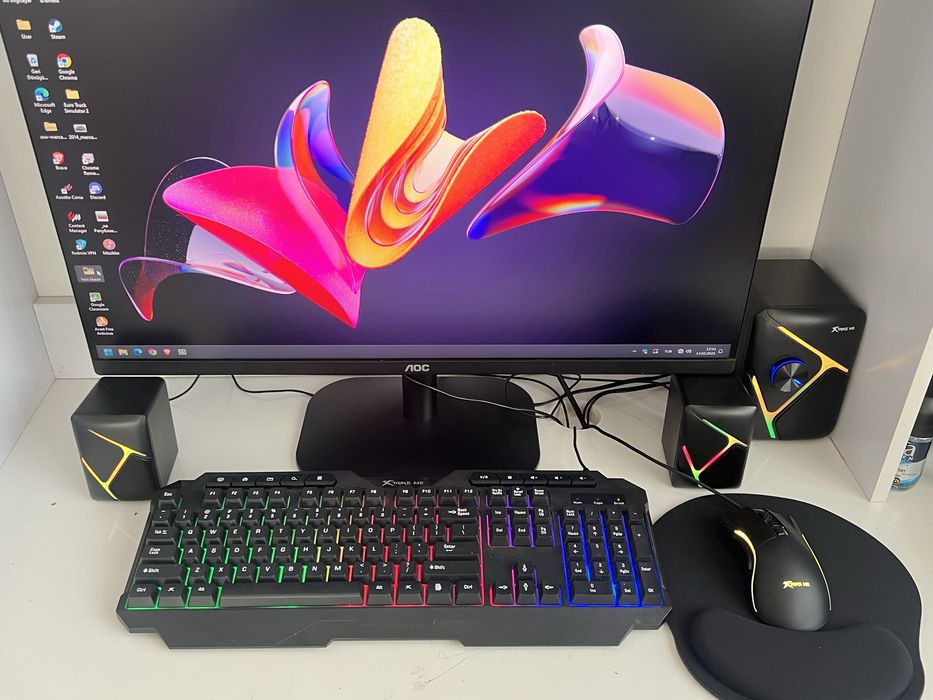 Геймърски цйал цет като нов със гаранция