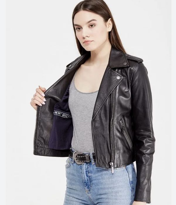 Куртка кожанная. Tommy Hilfiger