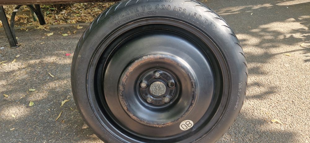 Roata de rezerva slim 5 x 114.3 ,T27 T145/70/D17