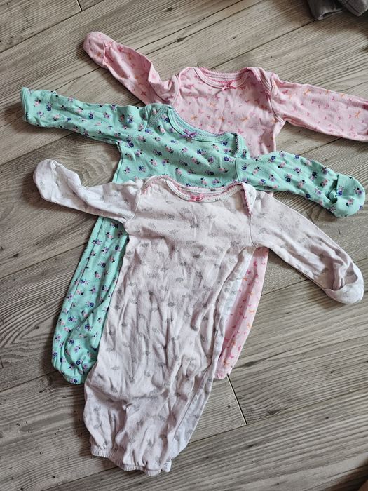 Дрешки за новородени, 100% органичен памук, размер 50-56, H&M