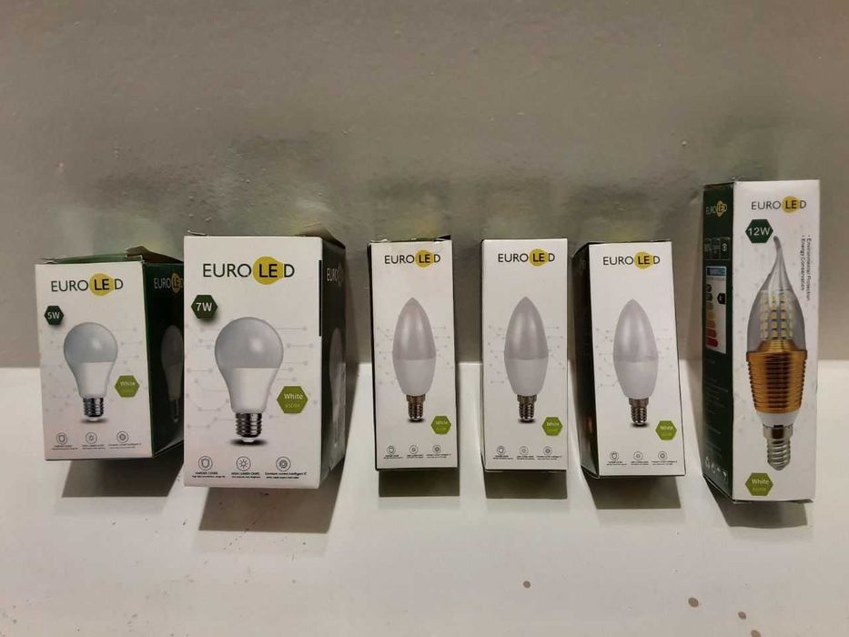 лампочки  EURO LED все виды ламп 5W, 7W, 9 W , 12 W