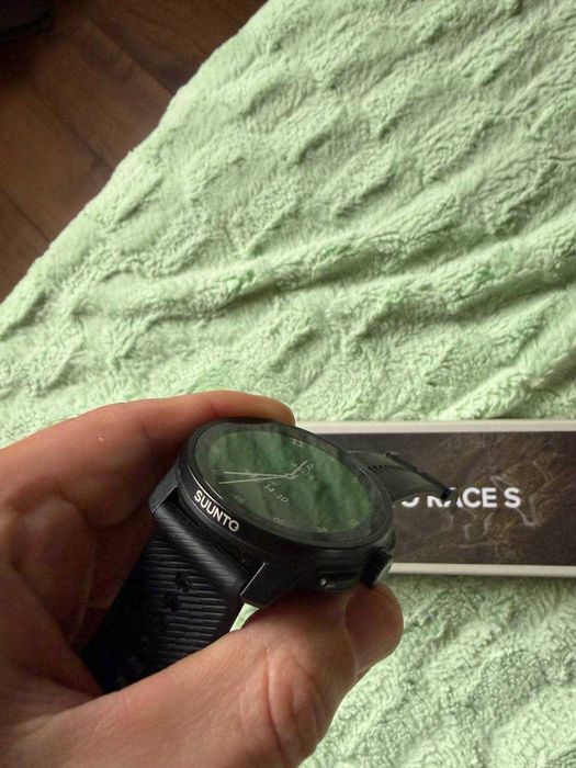 Suunto Race S All Black + допълнителна каишка | Отлично състояние