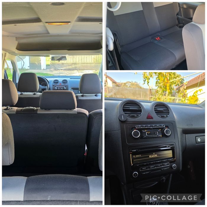 Vw caddy/7 locuri/model lung/