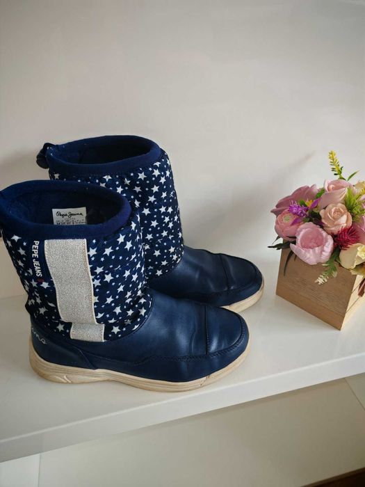 Детски зимни боти Pepe Jeans, 34 номер, сини