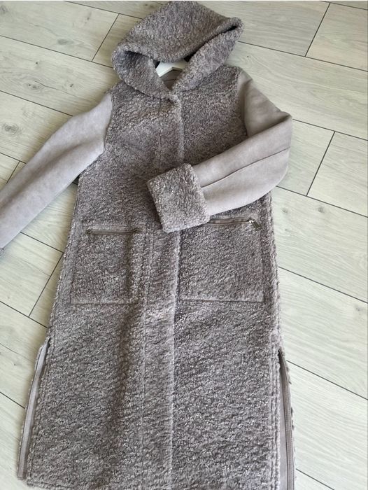 Дубленка тедди на 44-46