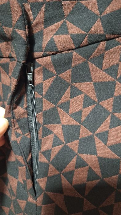 Panralon negru, maro, conic, strech