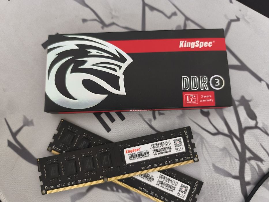 Оперативная память kingspec 2x8гб DDR3 1600Mhz