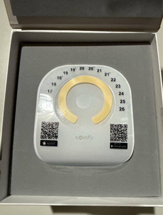 Somfy Termostat cablu V2,centrale termice gaz,Alexa,Google,Tahoma,A++