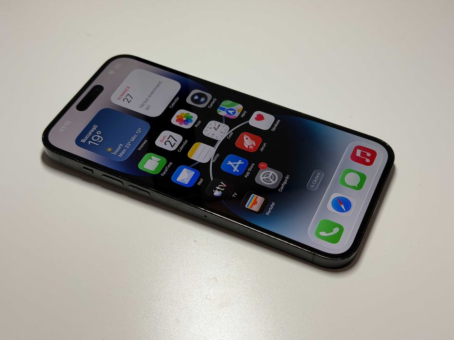 iPhone 14 Pro Max, Space Black, 128Gb, Liber de retea | Cod - G946