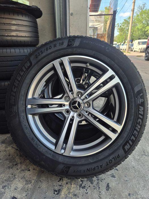 ROTI Jante + Anvelope IARNA - 235/60/18 MO 2025 - 5x112 OEM Mercedes GLC W253 - NOI - MODEL 2025 !