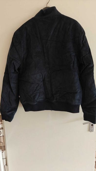 Farah Franklin, джинсово, мъжко бомбър яке, L, от Англия