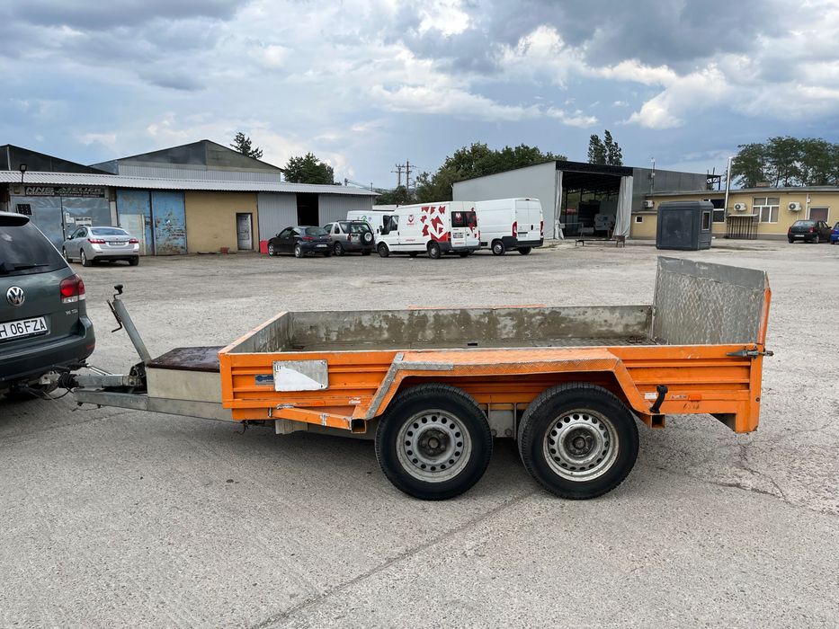 Remorcă utilaje/ATV/miniexcavator 3,5t