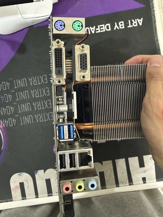 Материнская плата + процессор + кулер