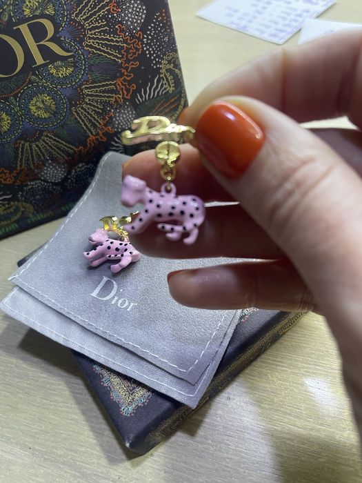 Серьги Dior оригинал бижутерия