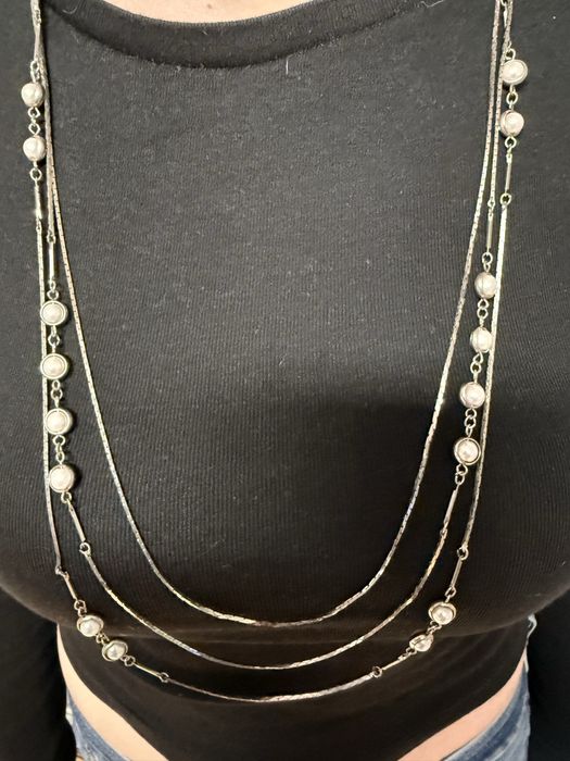 Колие с естествени перли