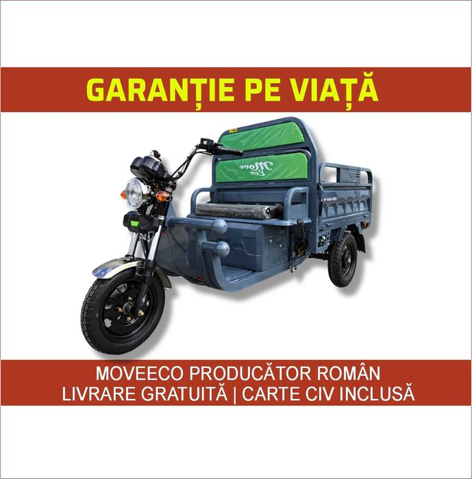 FARA PERMIS - Triciclu electric omologat limitat 25 km/h MoveEco