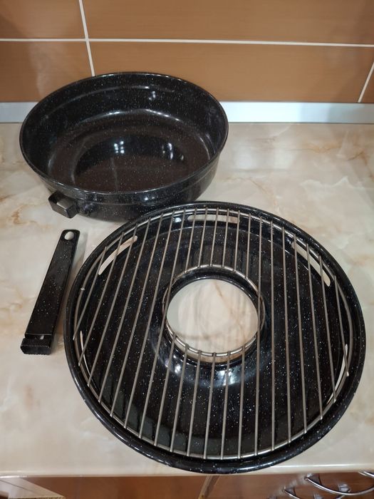 Gratar cu capac pt aragaz