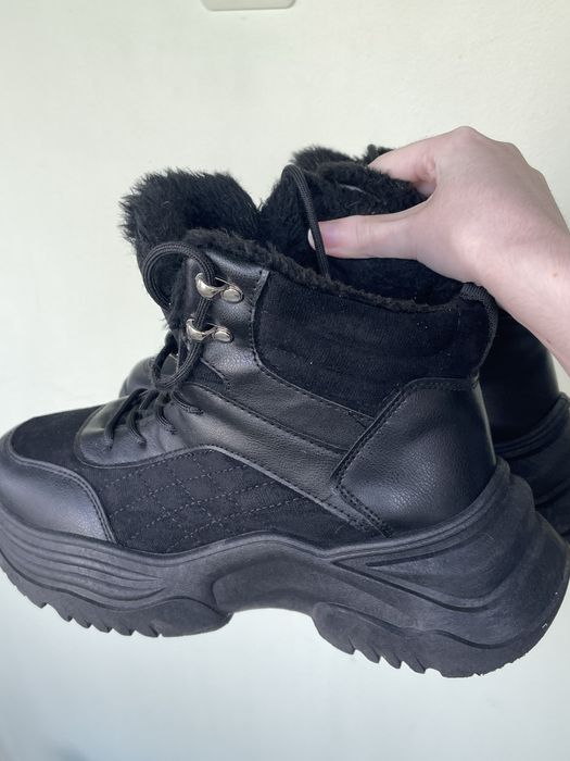 Ghete de iarnă cu blăniță 38 Sinsay, pantofi, sneakers