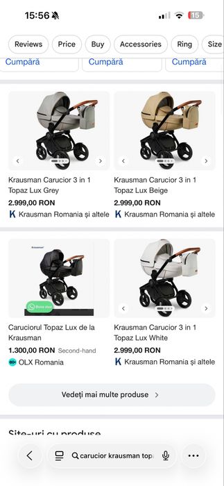 Krausmann Topaz Lux baby blue 3 in 1