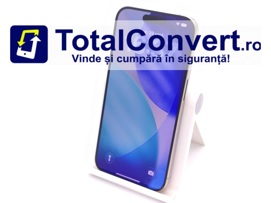 Apple iPhone 15 Pro 128GB Natural Titanium, Garantie 24 luni | #D96490