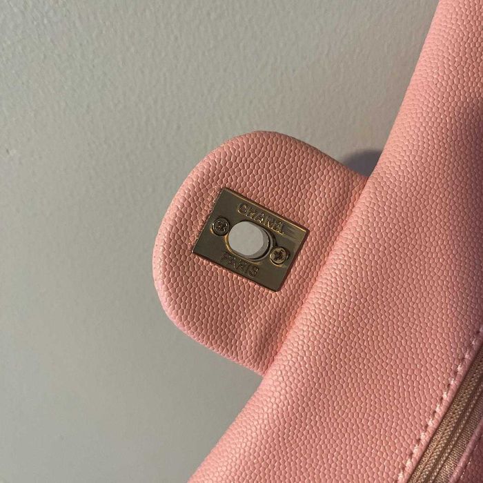 Geantă Chanel din Piele Roz, Poseta Chanel din Piele Caviar