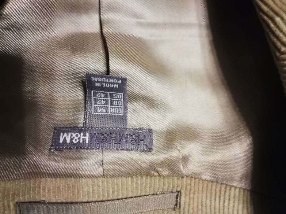 Palton-sacou catifea H&M nr 54