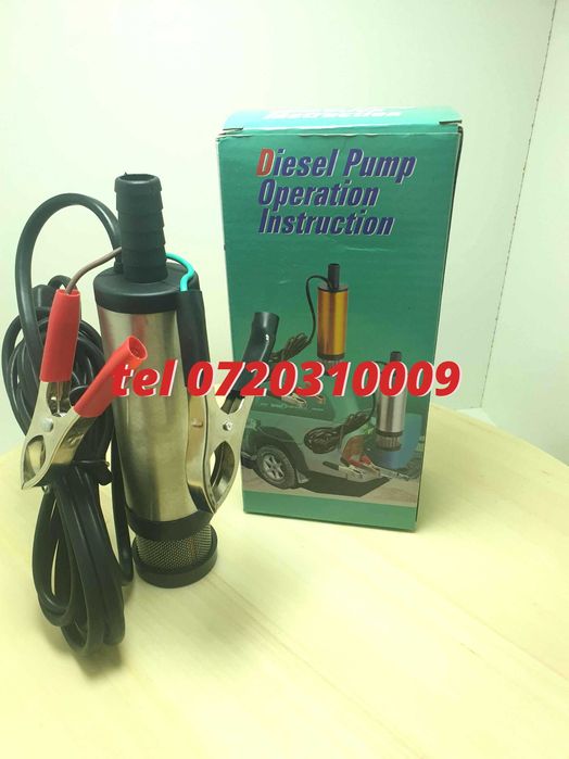 Pompa Transfer Lichid Submersibila Electrica 12v Ulei Carburant