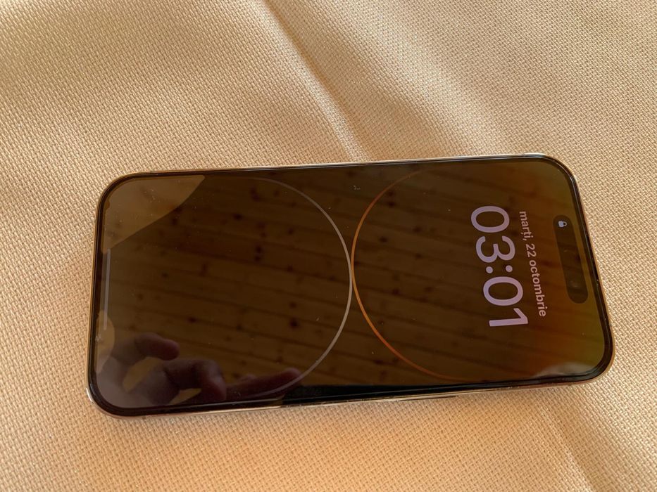 Iphone 14 Pro gold telefon personal impecabil si perfect functional