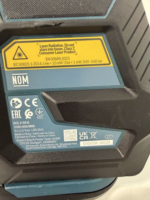 Bosch GCL 2-50 G laser raza verde