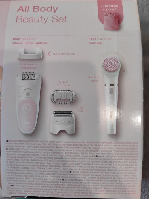 Епилатор Braun 5 За сухо И мокро е полиране + Face spa