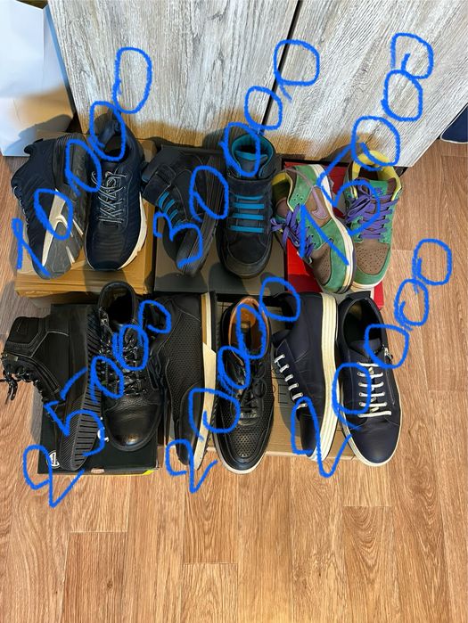 Мужская обувь кожа ecco