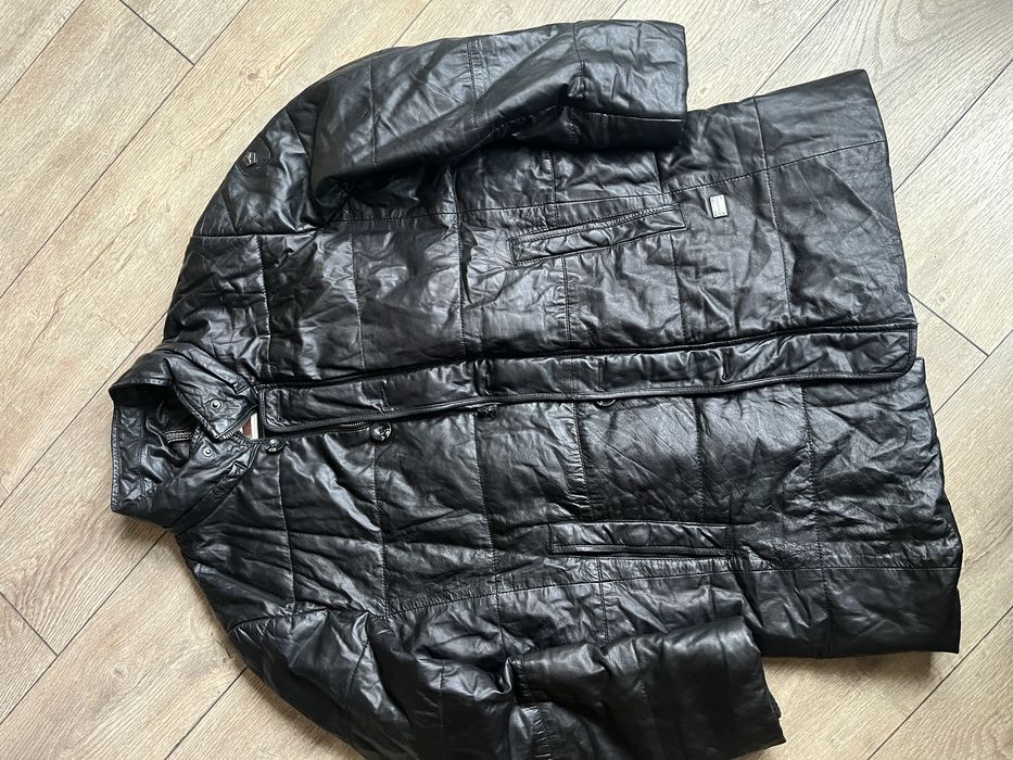 MILESTONE : Дълго зимно яке естествена кожа размер 54/ХЛ Оригинал