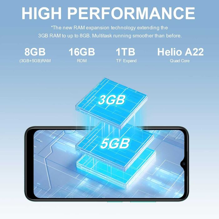 Dodgee X98 Gree6Gb.ROM/8GB,Android 12,4200mAh,4G 8MP+5MP Sigilat!