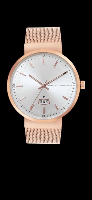 Дамски часовник French Connection – Rose Gold, Mesh каишка