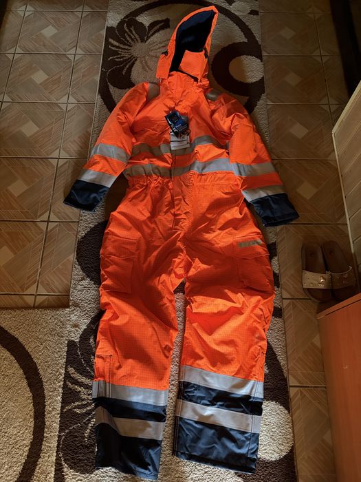 Combinezon de ploaie reflectorizant ignifug PORTWEST HI-VIS BIZFLAME