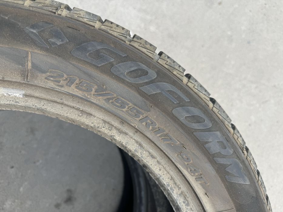 Продам зимние Шины R17/55/215