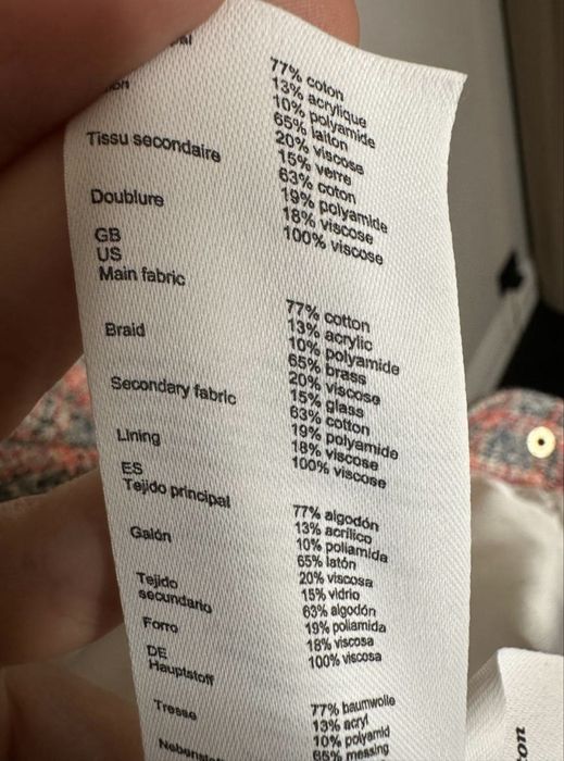 Costum MAJE din tweed