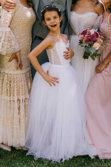 Шаферска Рокля за шаферка момиче 8 години