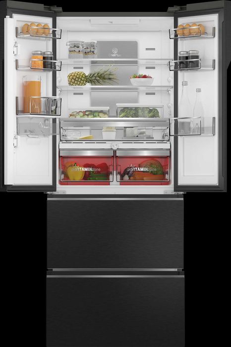 Нов side by side 76 см хладилник GRUNDIG Cool Plus, 481 л, В 192 см