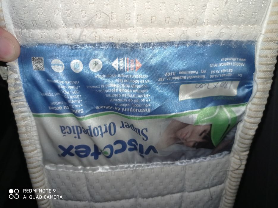 Oferta saltea super ortopedica Vascotex1,80X2m 260 lei