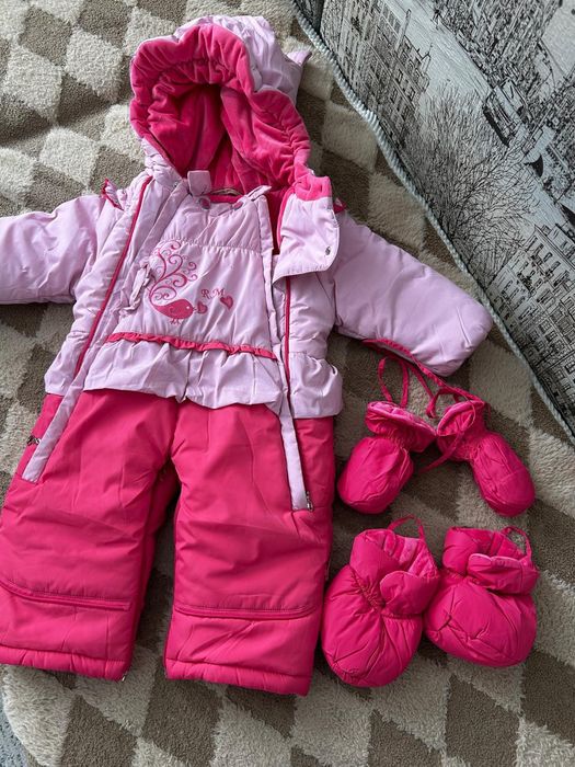 Комбинезон зимний для девочки