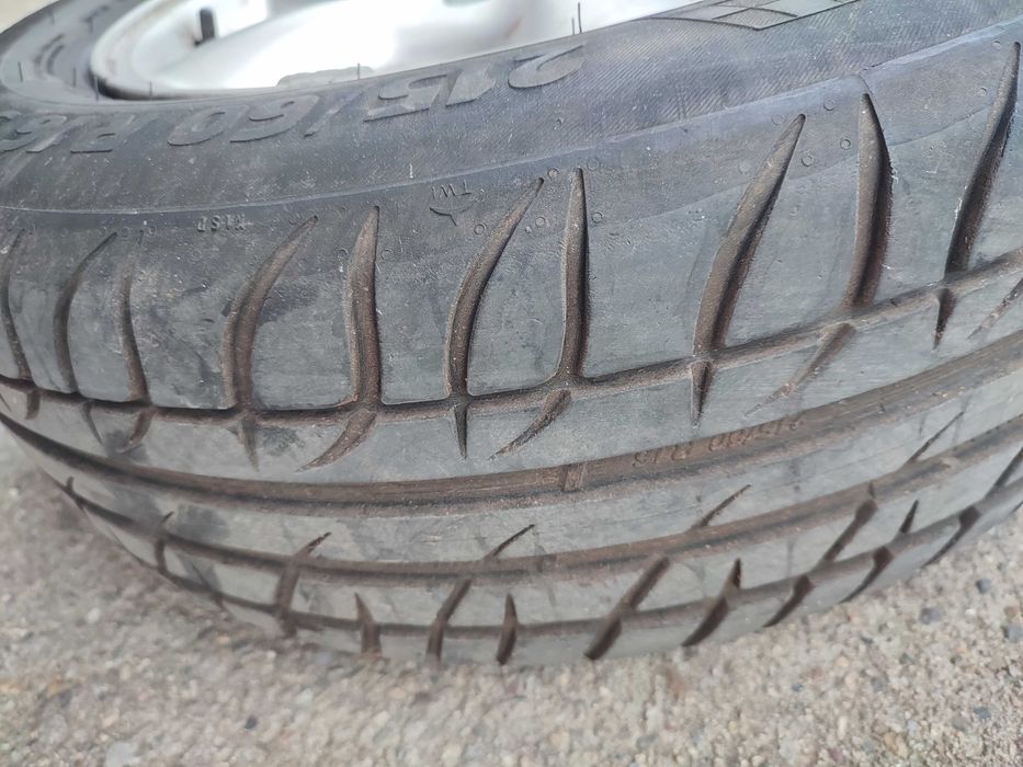 4 бр. 16" лети джанти Subaru с летни гуми 215/60/16 Tigar