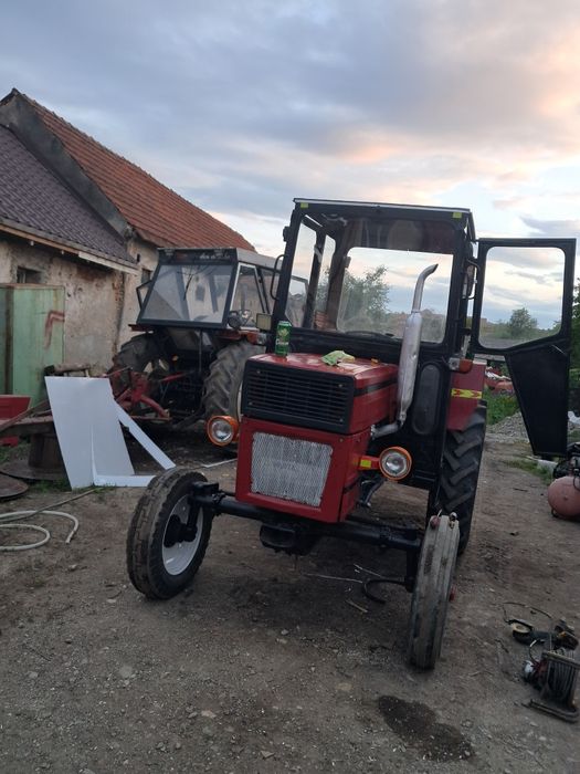 Fiat utb 445 doua manete balotiera rotunda