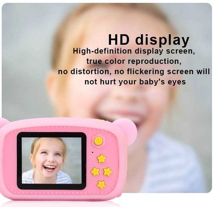 Дигитален детски фотоапарат STELS W319, Слот за SD карта, Игри, Камера