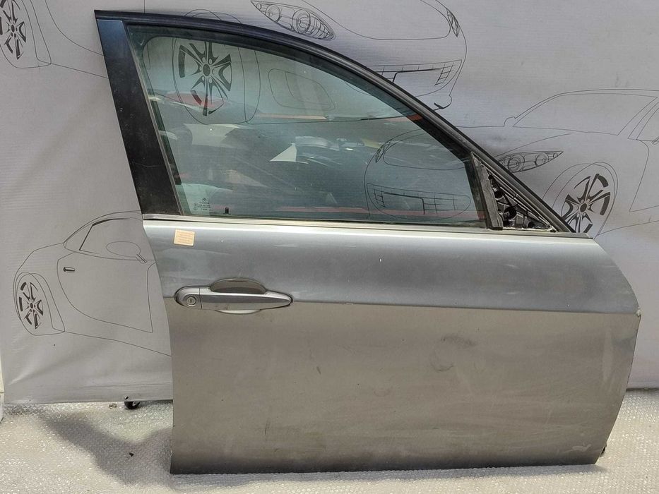 Ușă Față Dreaptă BMW 3 E90, E91 Sedan Gri Cod Culoare Spacegrau Metallic A52 2009 / [2005-2012] / 41515A2A386 (2B)